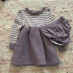 Chelsea & Violet Baby Sweater Dress Set